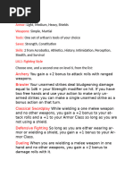 Improvised Weapon Mechanics in D&D 5E | PDF