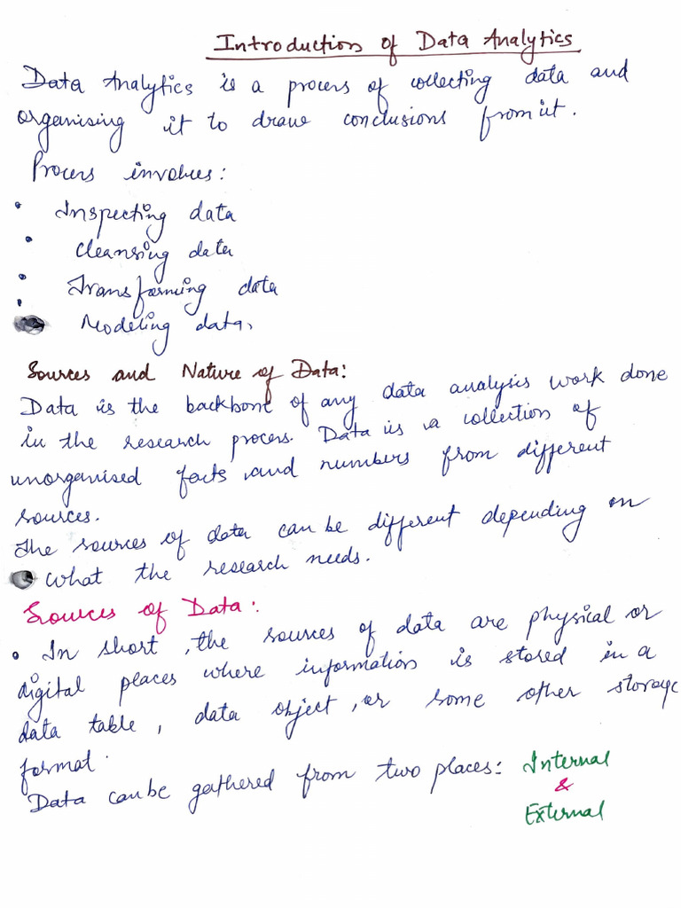 DA Notes Part 1 | PDF