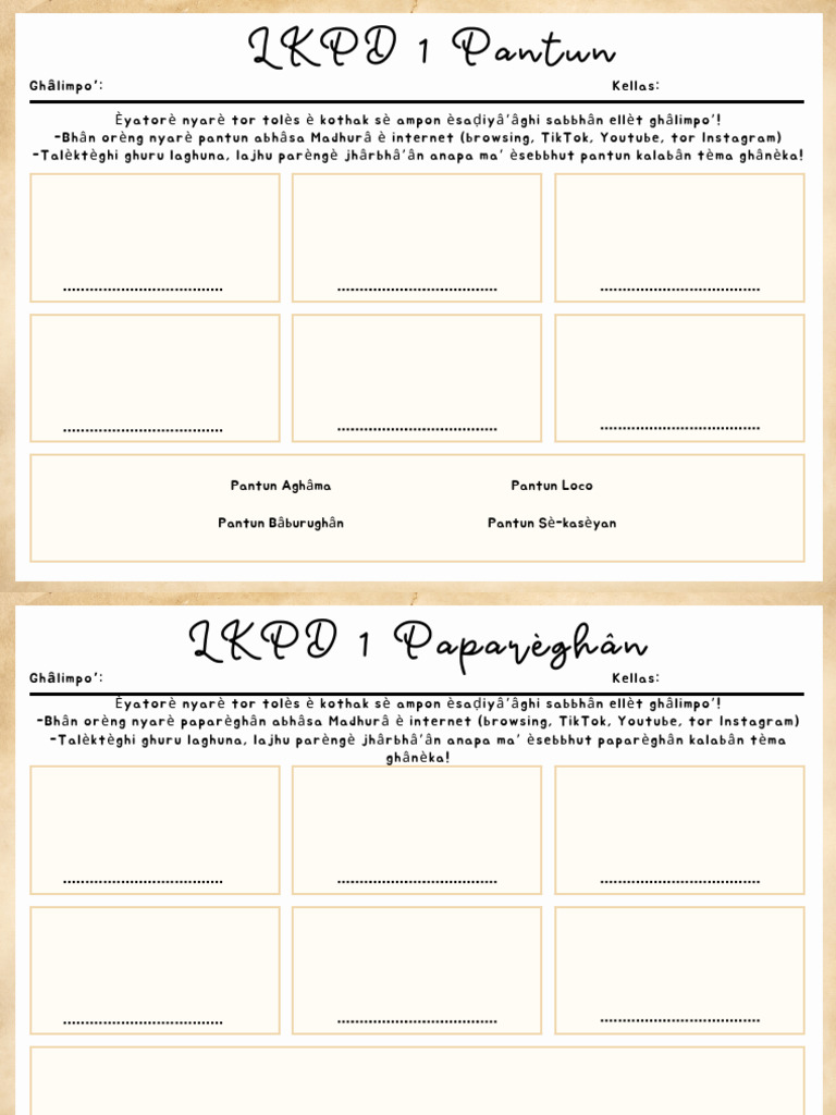 LKPD Pertemuan 1 & 2 | PDF