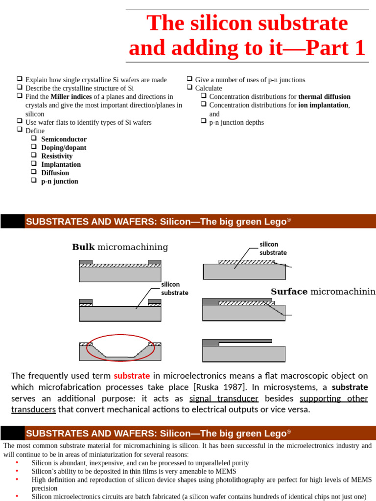 Silicon Wafer Production and Properties | PDF | Doping (Semiconductor ...