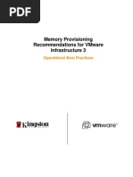 Memory Provisioning Recommendations VI3