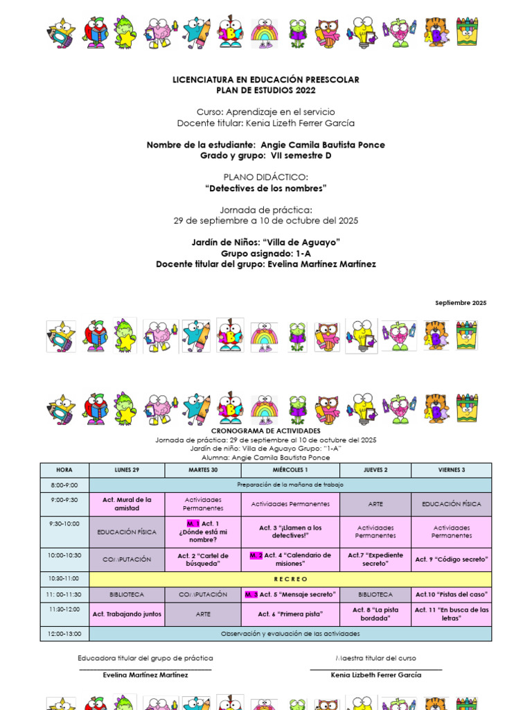 Plan de Estudios: Licenciatura en Educación Preescolar | PDF ...