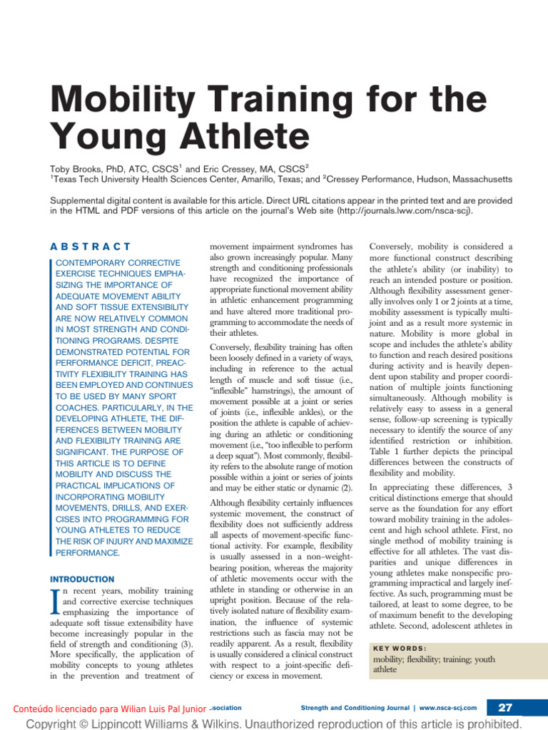 mobility_training_for_the_young_athlete.4 | PDF | Anatomical Terms Of ...