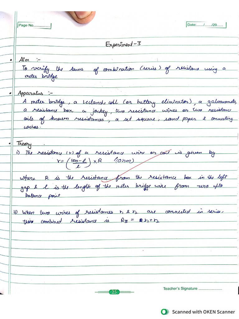 Experiment 3 | PDF