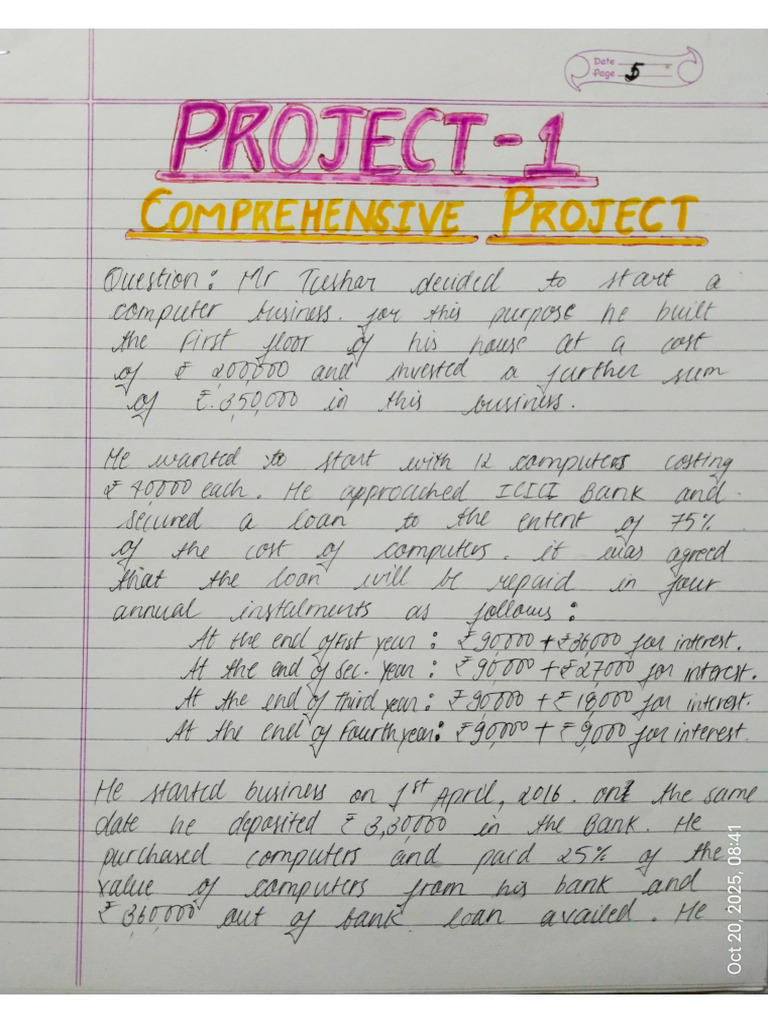 Accountancy Project | PDF