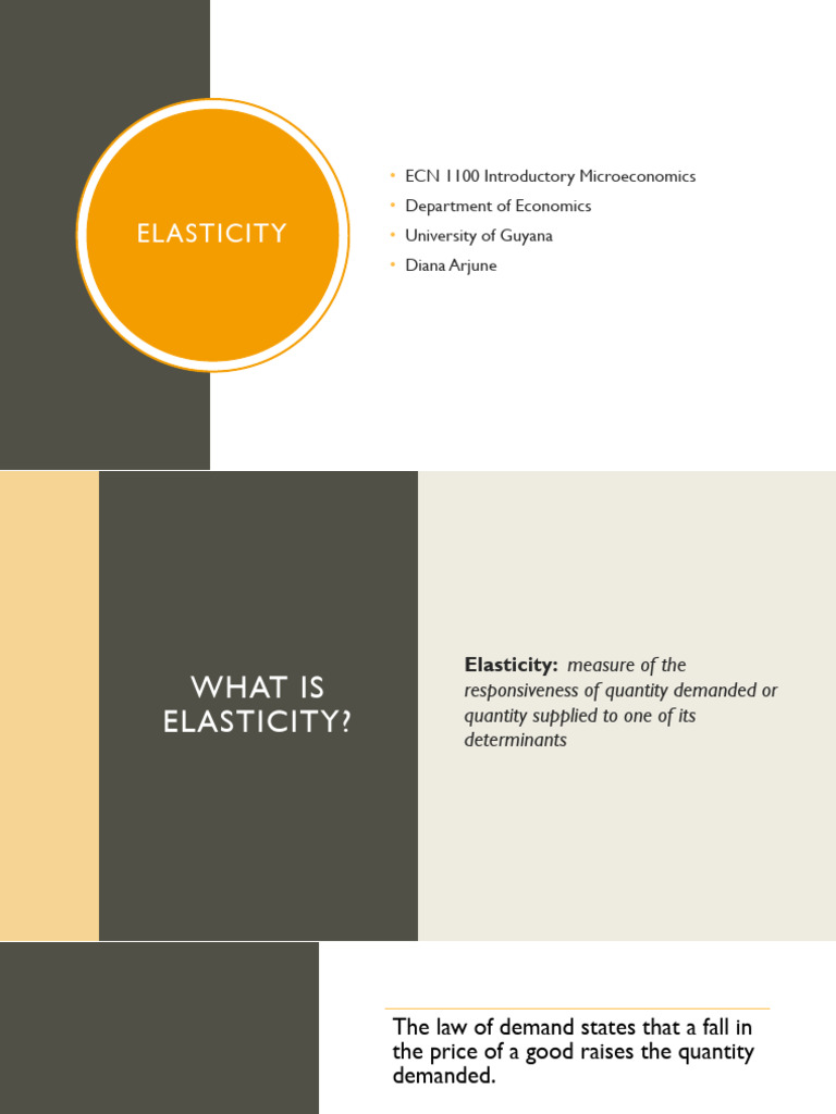Understanding Price Elasticity of Demand | PDF | Elasticity (Economics ...