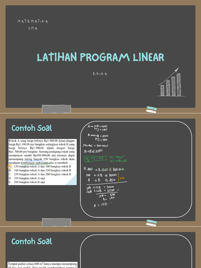 Latihan Program Linear | PDF