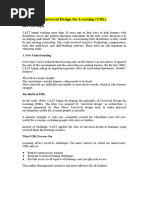 UDL Guidelines Version 2.2 Overview | PDF