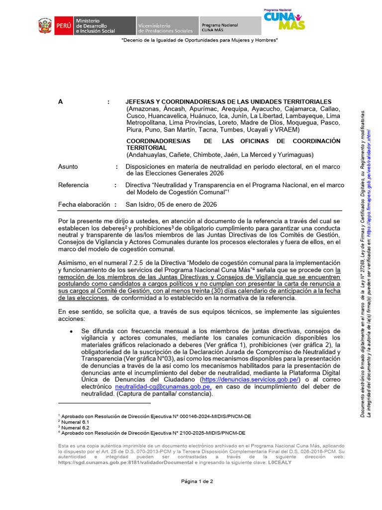 MEMORANDO MULTIPLE-000002-2026-UIGC | PDF | Gobierno