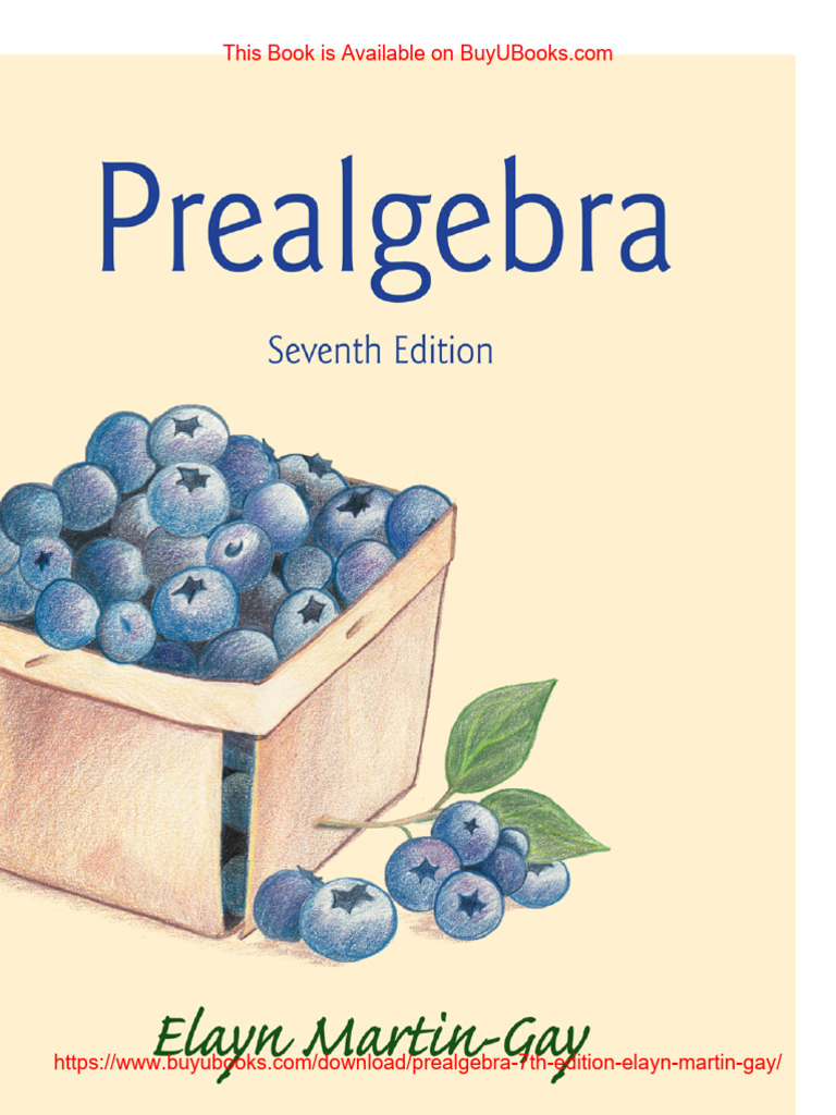 Prealgebra 7th Edition by Martin-Gay | PDF | Multiplication | Equations