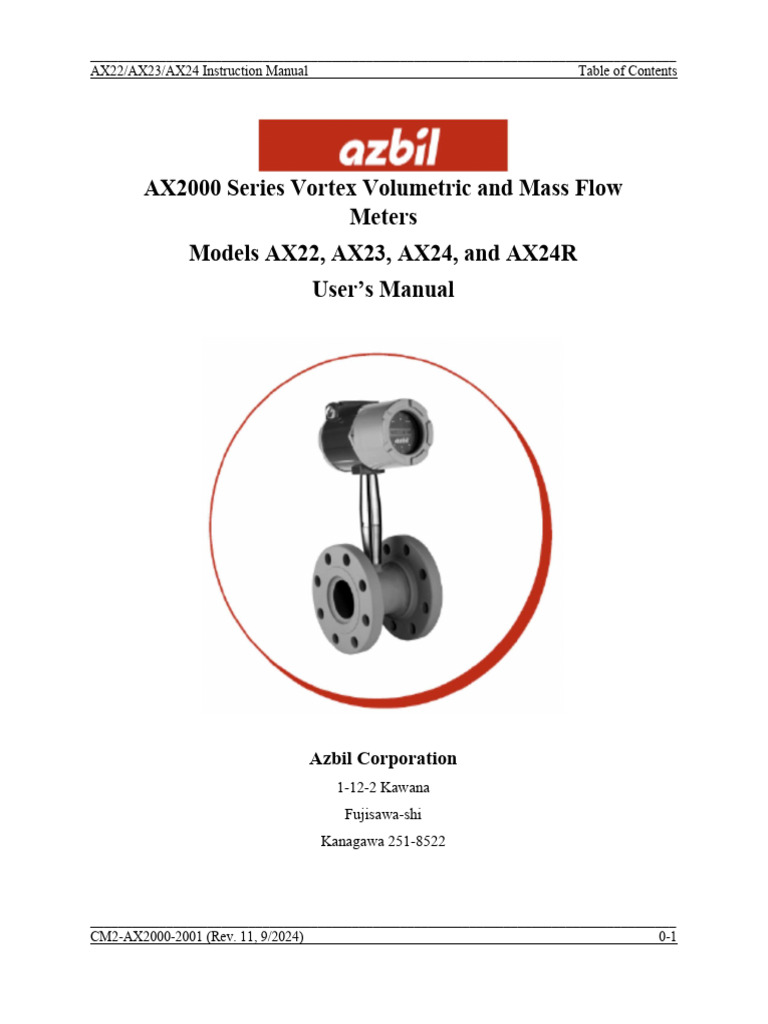 CM2-AX2000-2001-09-2024-1-Manual_ETHERNET | PDF | Reynolds Number ...