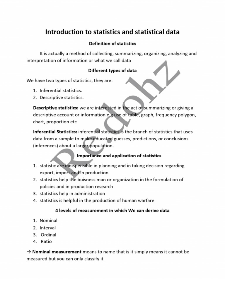 STAT 111 | PDF | Statistics | Data