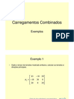 Examplos Carregamentos Combinados II