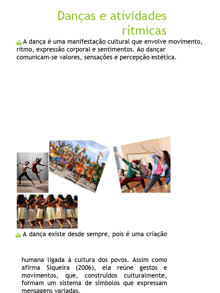 História e Estilos de Dança Rítmica | PDF | Danças | Ritmo