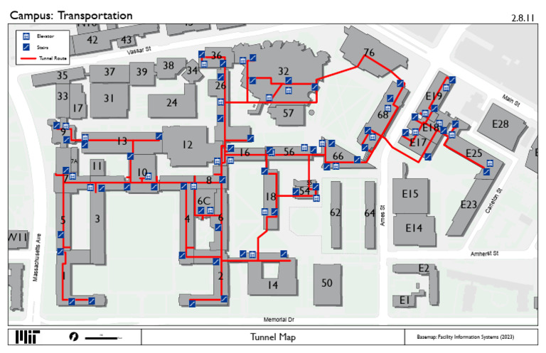 Campus Tunnel Route Map | PDF