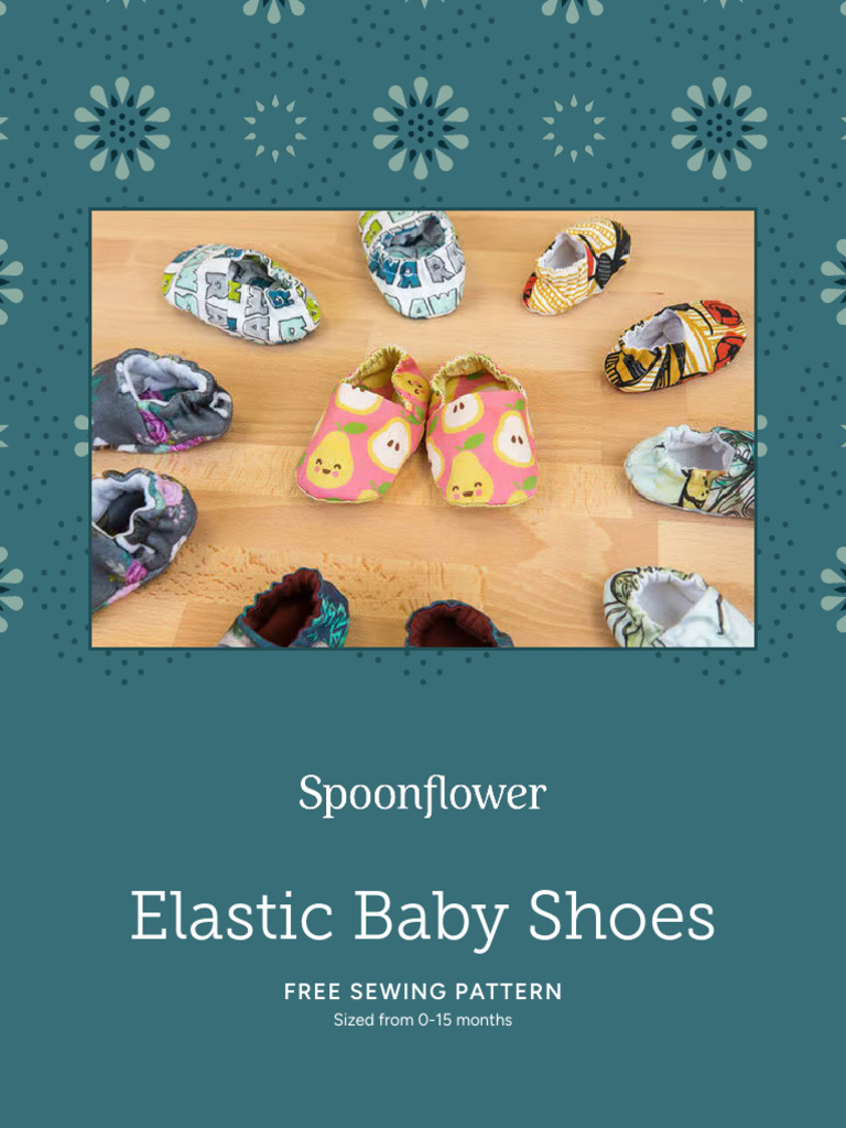 Free Elastic Baby Shoes Pattern | PDF | Shoe | Sewing