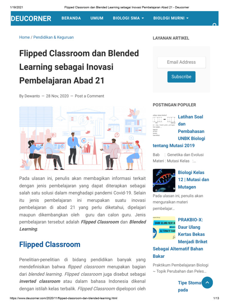 Inovasi Flipped Classroom dan Blended Learning | PDF