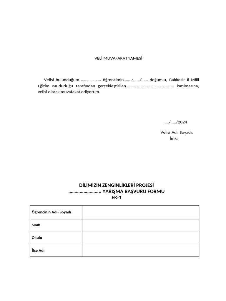Yarisma Ekleri | PDF
