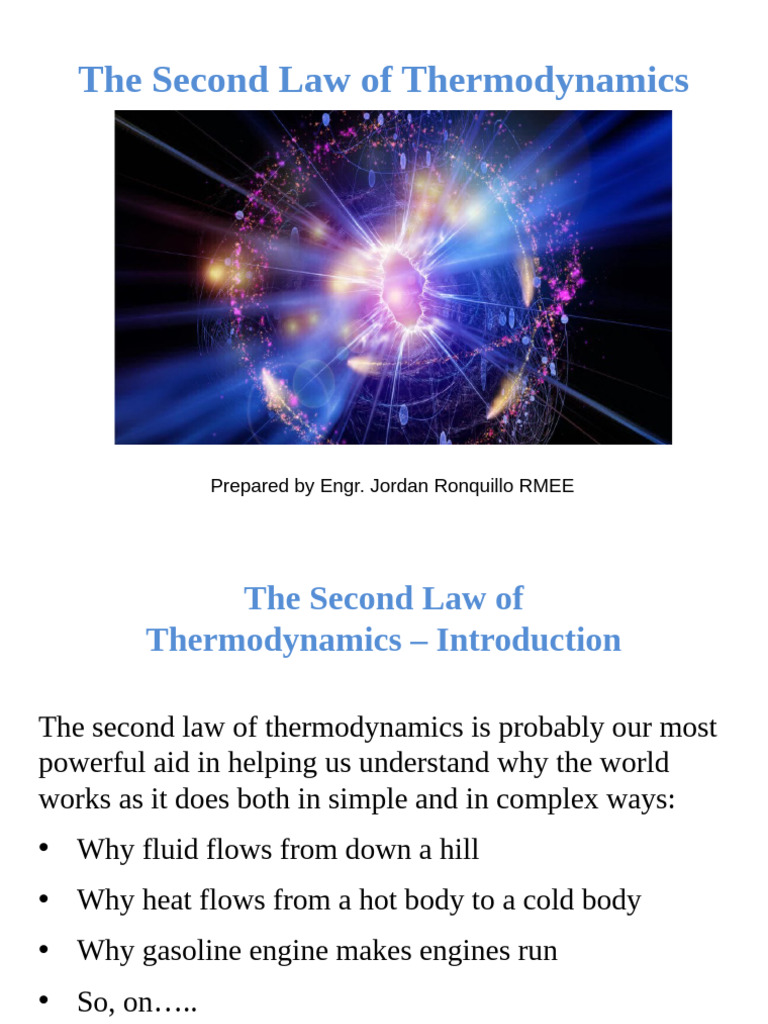 Understanding the Second Law of Thermodynamics | PDF | Second Law Of ...