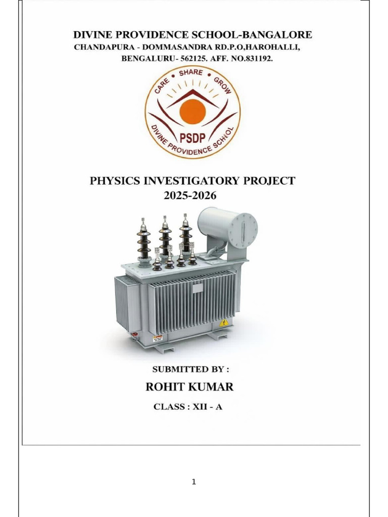 Physics Project | PDF