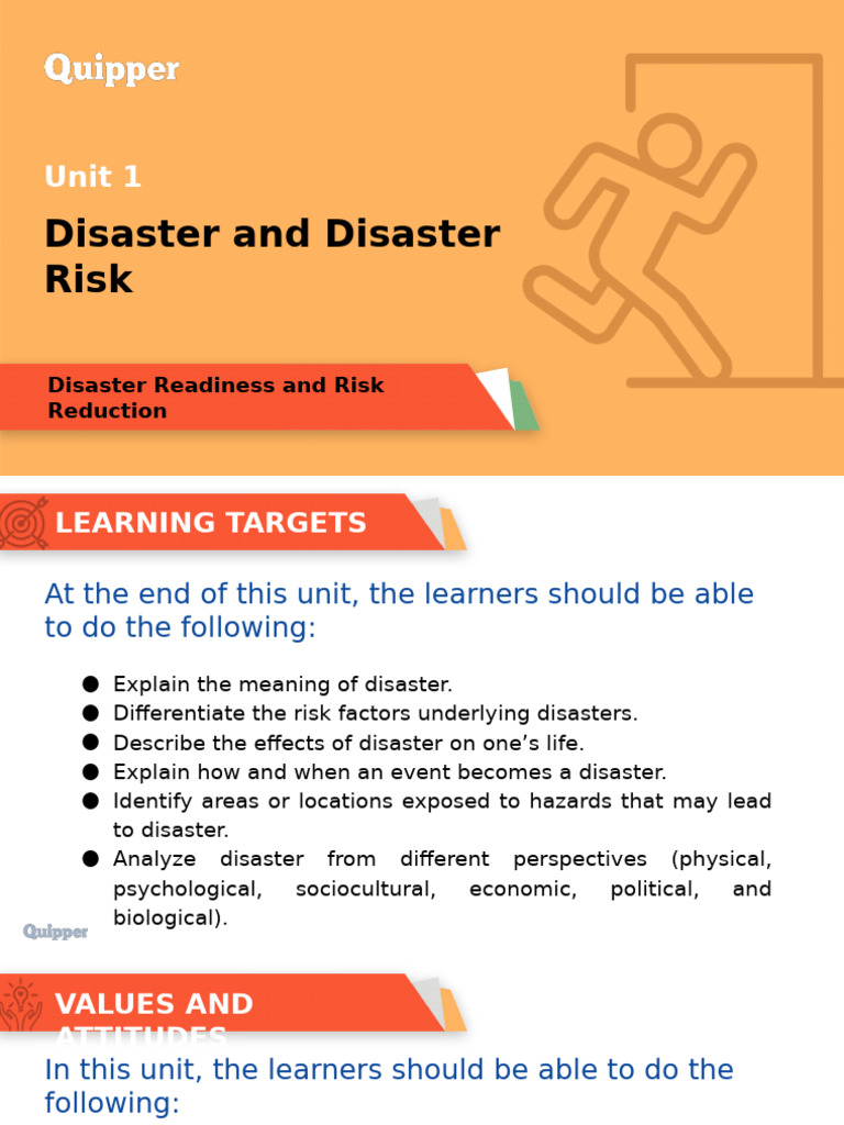 Understanding Disaster Risk and Readiness | PDF | Natural Disasters ...