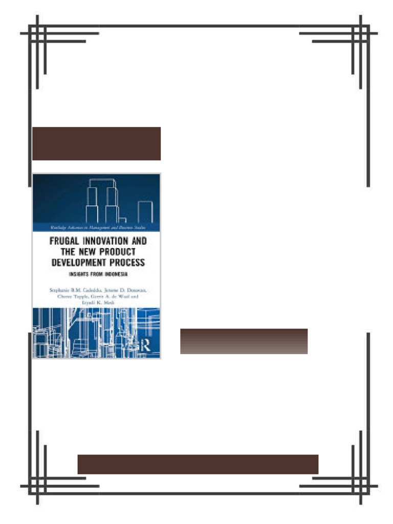 Frugal Innovation and the New Product Development Process Insights from ...