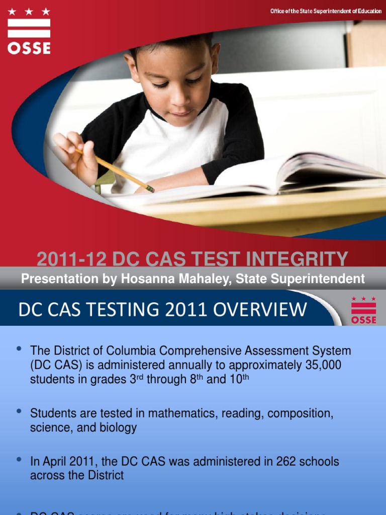 DC CAS Testing Integrity Overview 2011-12 | PDF
