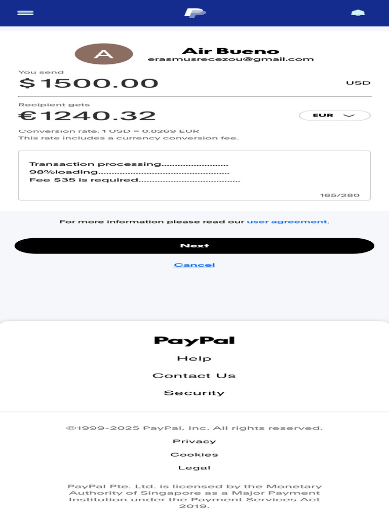 PayPal Currency Conversion Fees Explained | PDF