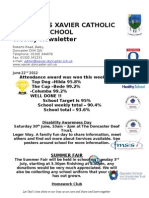 ST Francis Xavier Catholic Primary School Weekly Newsletter