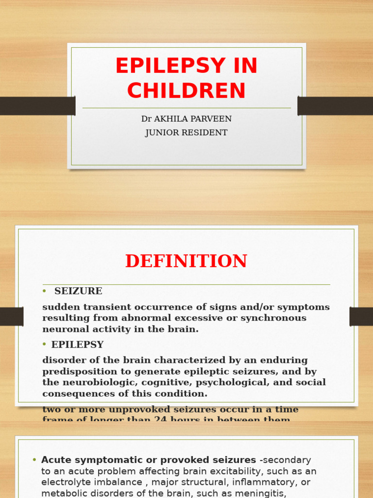 Understanding Childhood Epilepsy | PDF | Epilepsy | Nervous System