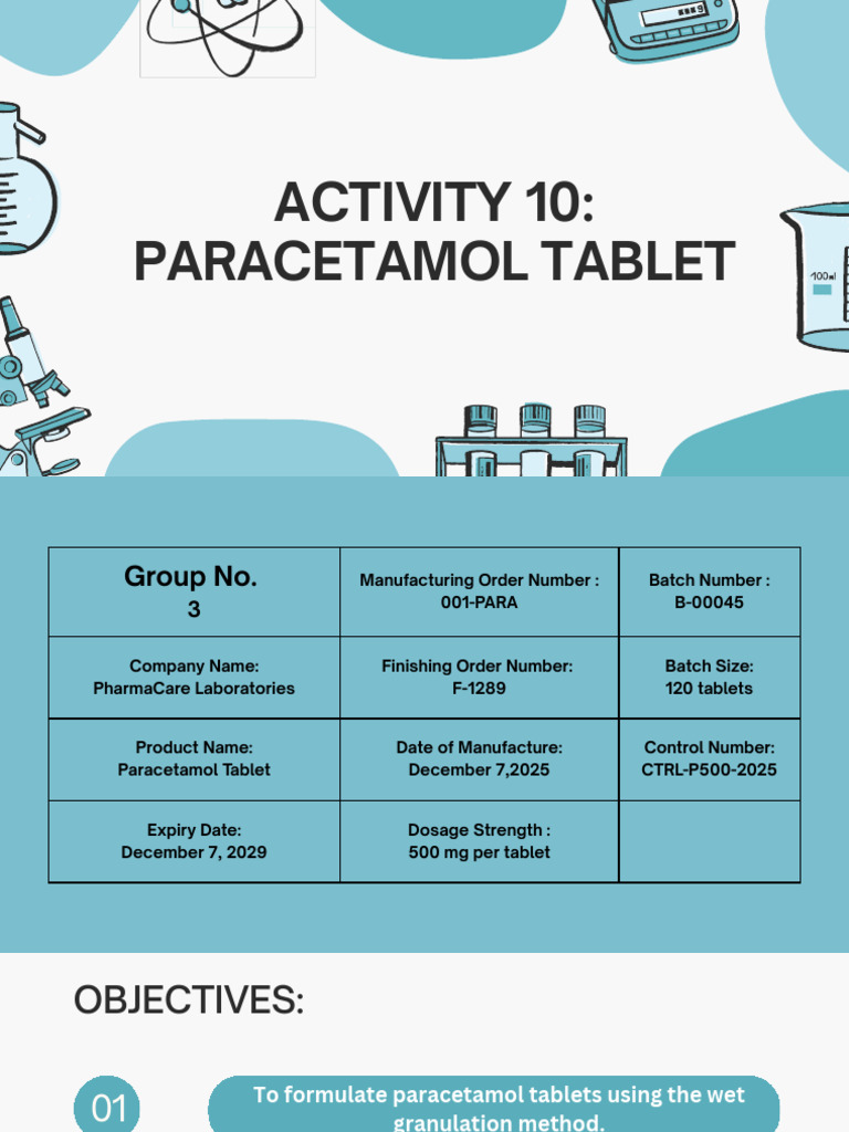 Post Lab Activity 10 - 20251211 - 085922 - 0000 | PDF | Tablet (Pharmacy)
