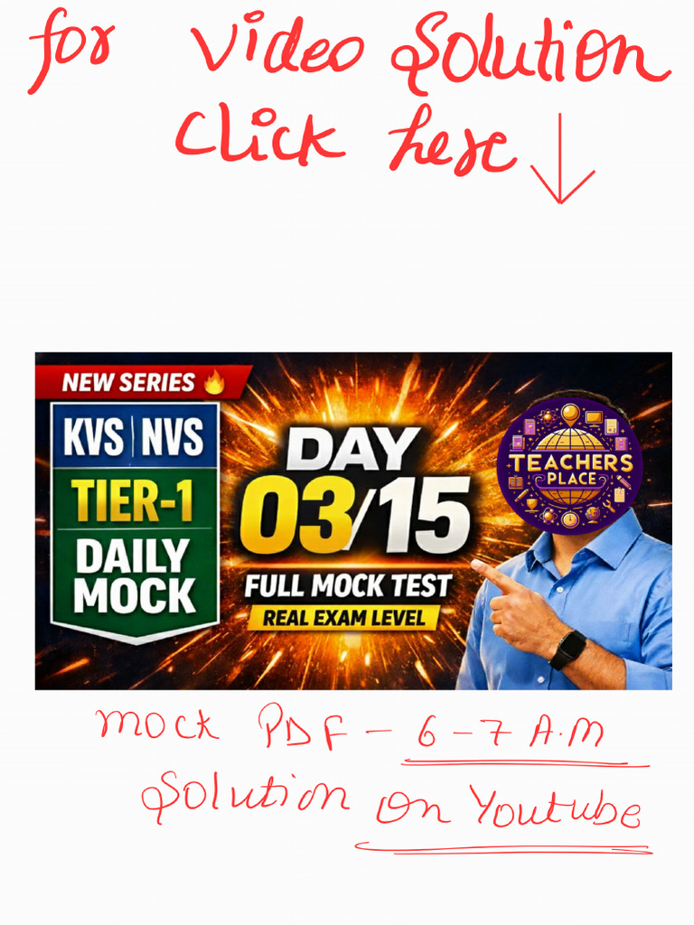 Mock 3 Solution | PDF