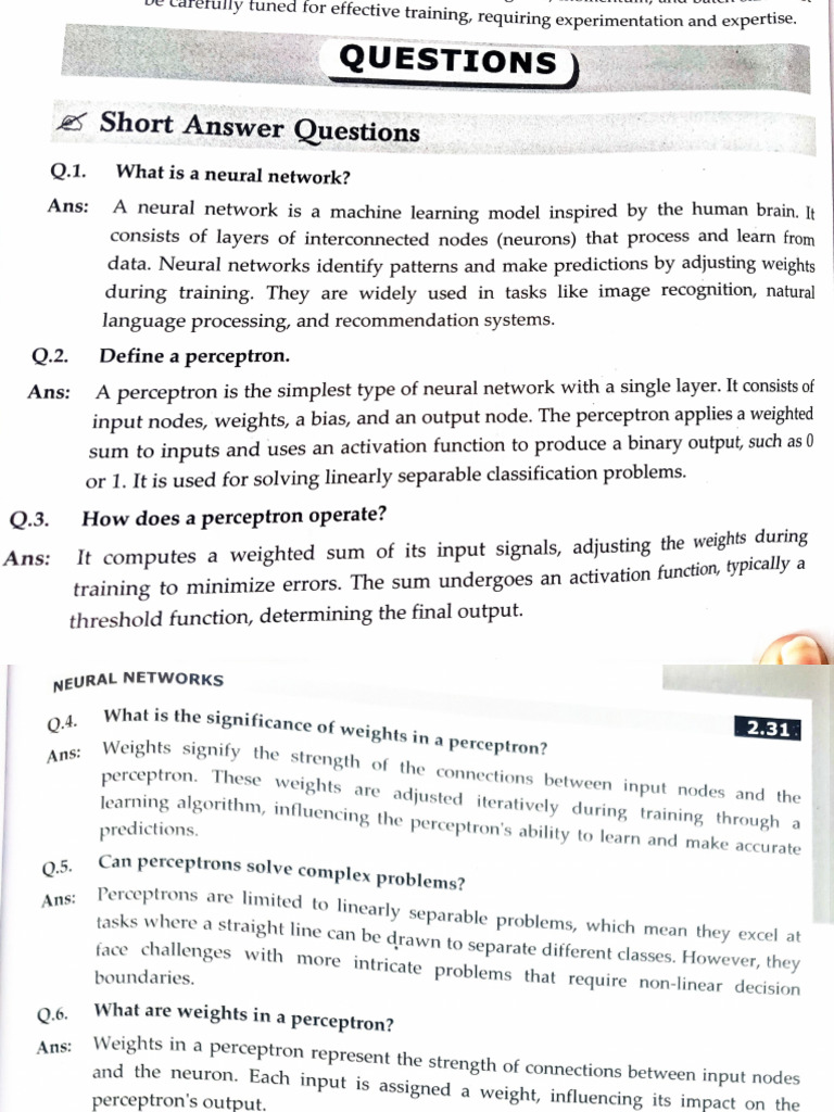 ML Short 2nd Unit | PDF