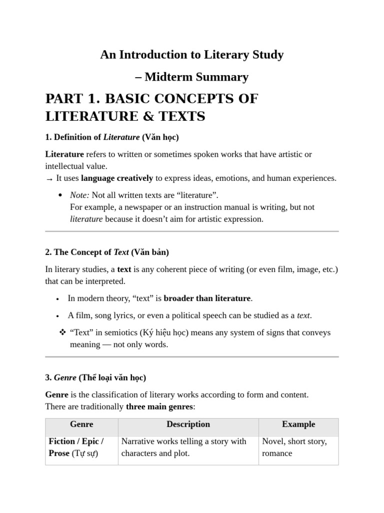 Literary Study Basics and Techniques | PDF | Genre | Poetry