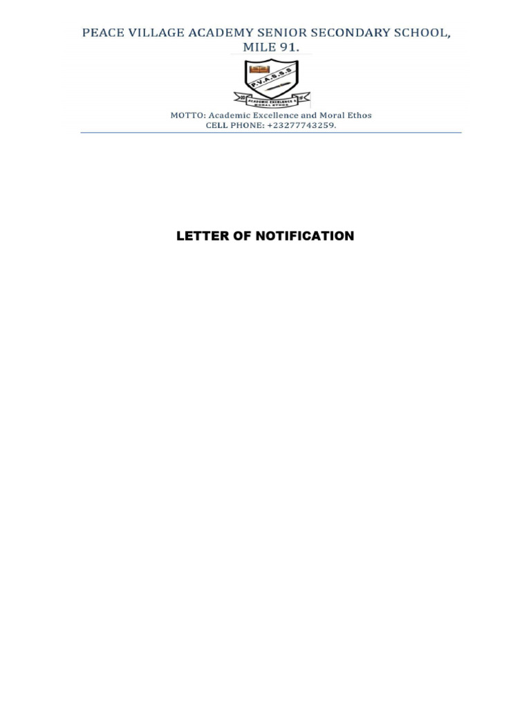 Bog Letter For Kyk | PDF
