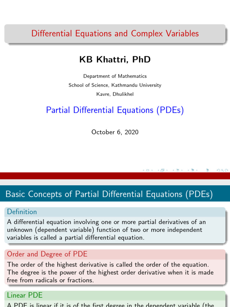 Understanding Partial Differential Equations | PDF | Partial ...