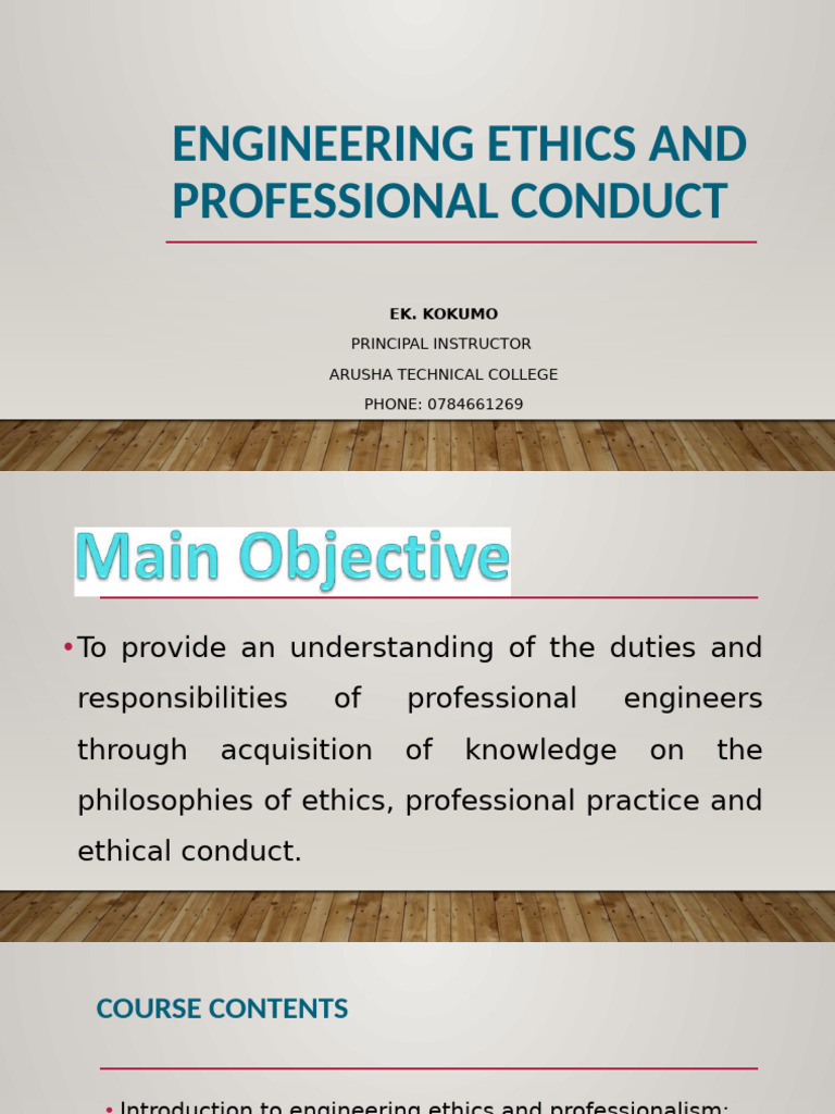Engineering Ethics and Professionalism Guide | PDF | Engineering | Morality