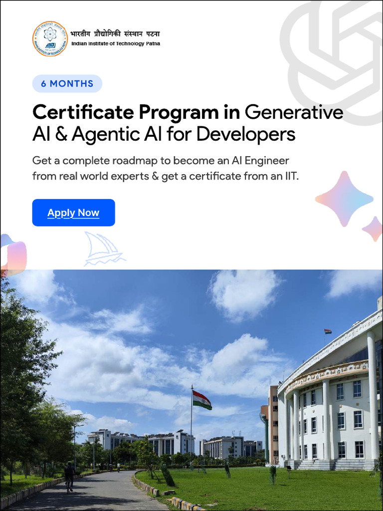 AI Developer Certificate Program at IIT Patna | PDF | Artificial ...