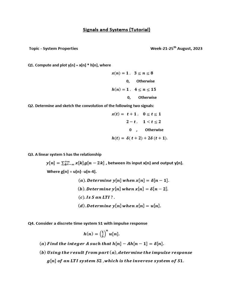 SS Tutorial-4 (Students Copy) | PDF
