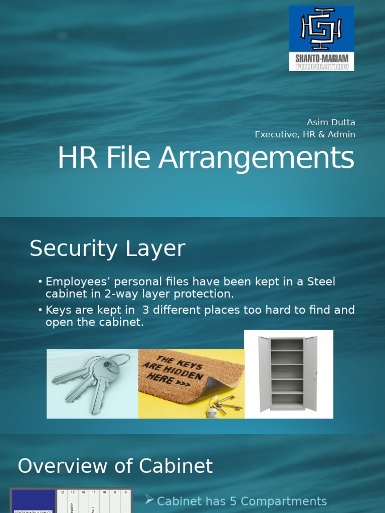 HR File Security and Organization Guide | PDF