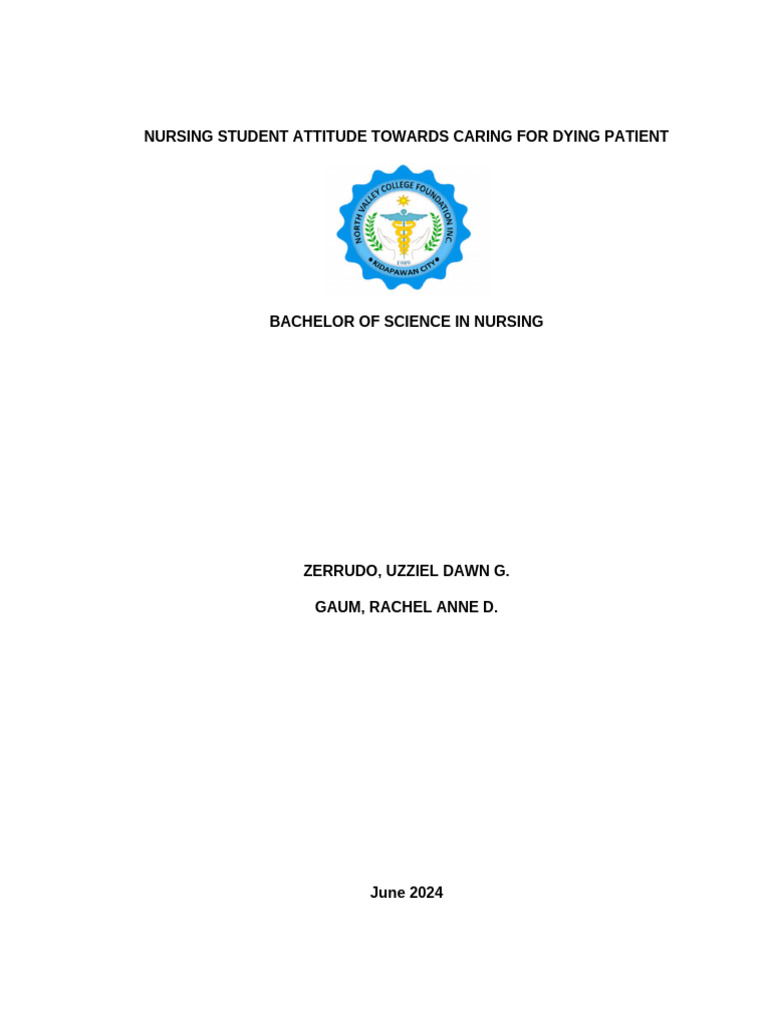 Nursing Students' Attitudes on End-of-Life Care | PDF | End Of Life ...