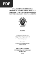 Download Analisis Pengaruh Pelatihan Dan Sistem Reward Terhadap Kinerja Pemulihan Layanan Nasabah by Amrishaf Fithra SN97932688 doc pdf