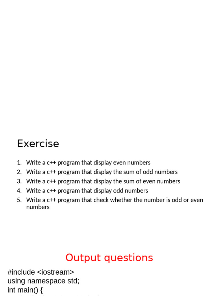 Exercise 1 | PDF