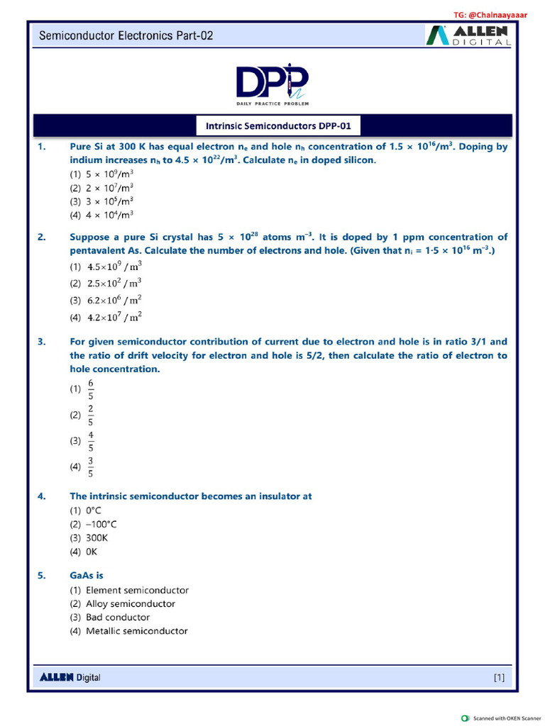 Allen Semiconductor DPP | PDF
