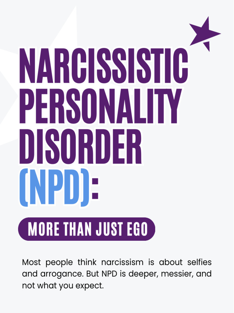Narcissistic Personality Disorder NPD 1741066961 | PDF