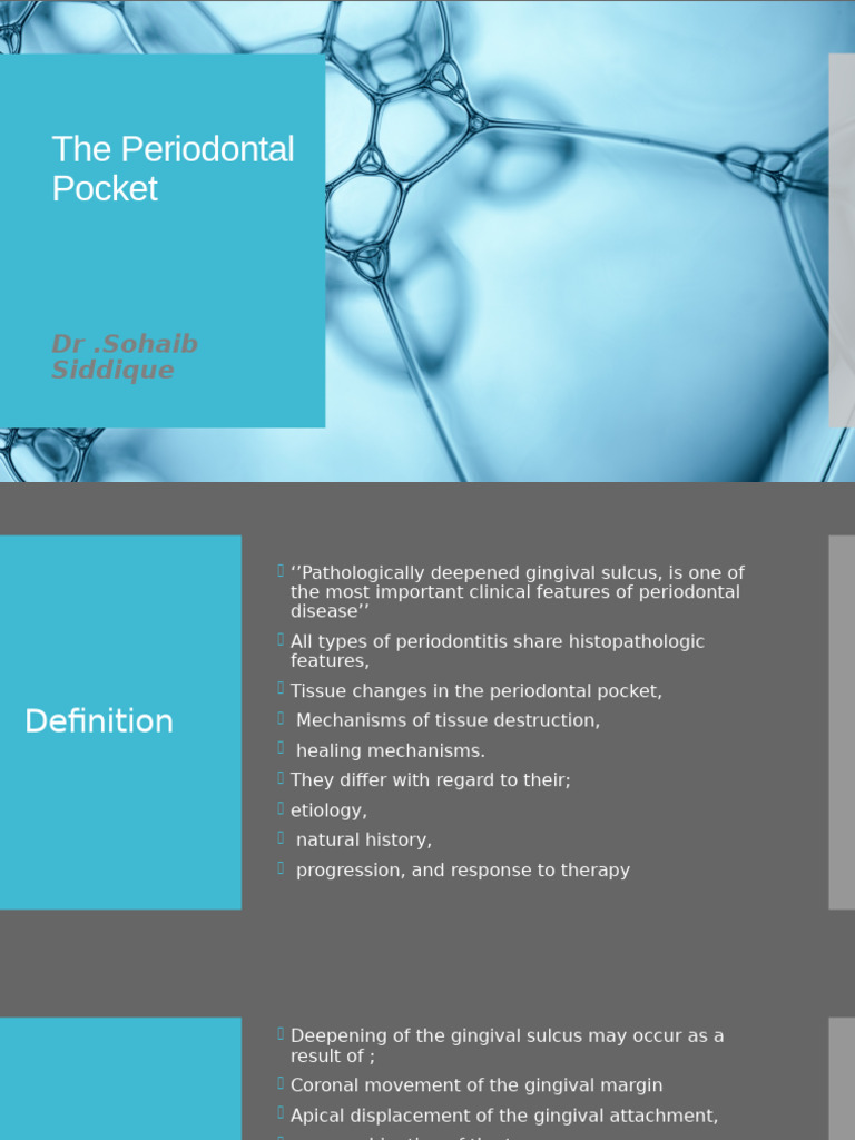 Understanding Periodontal Pockets | PDF | Periodontology ...