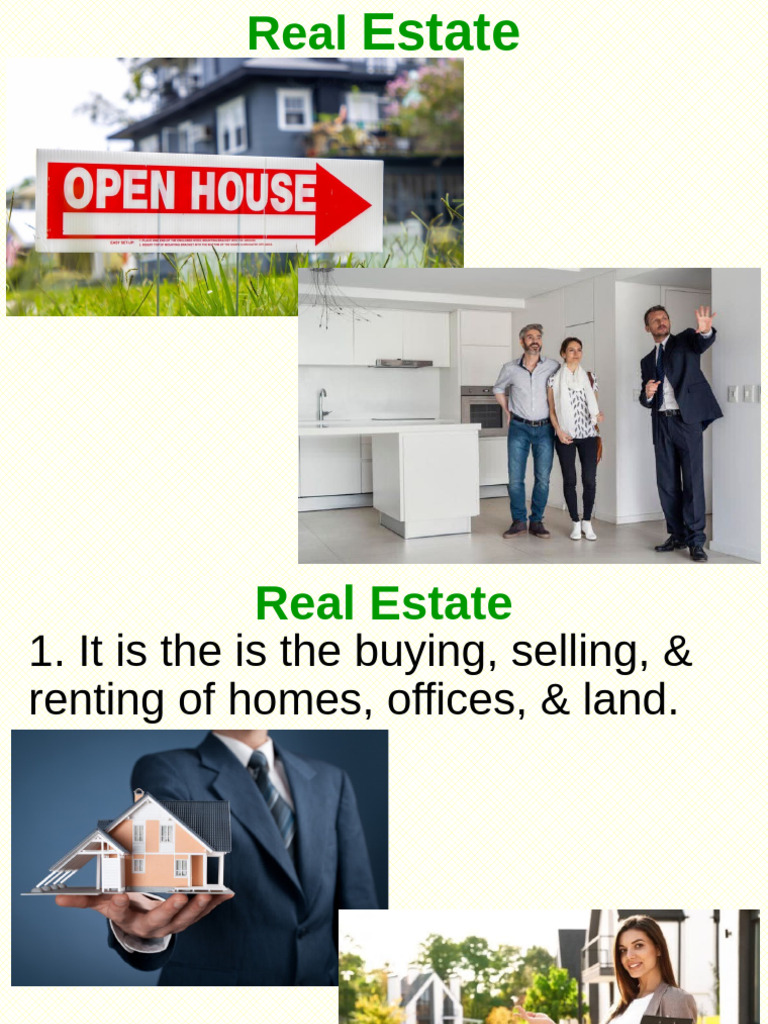Real Estate Lesson | PDF