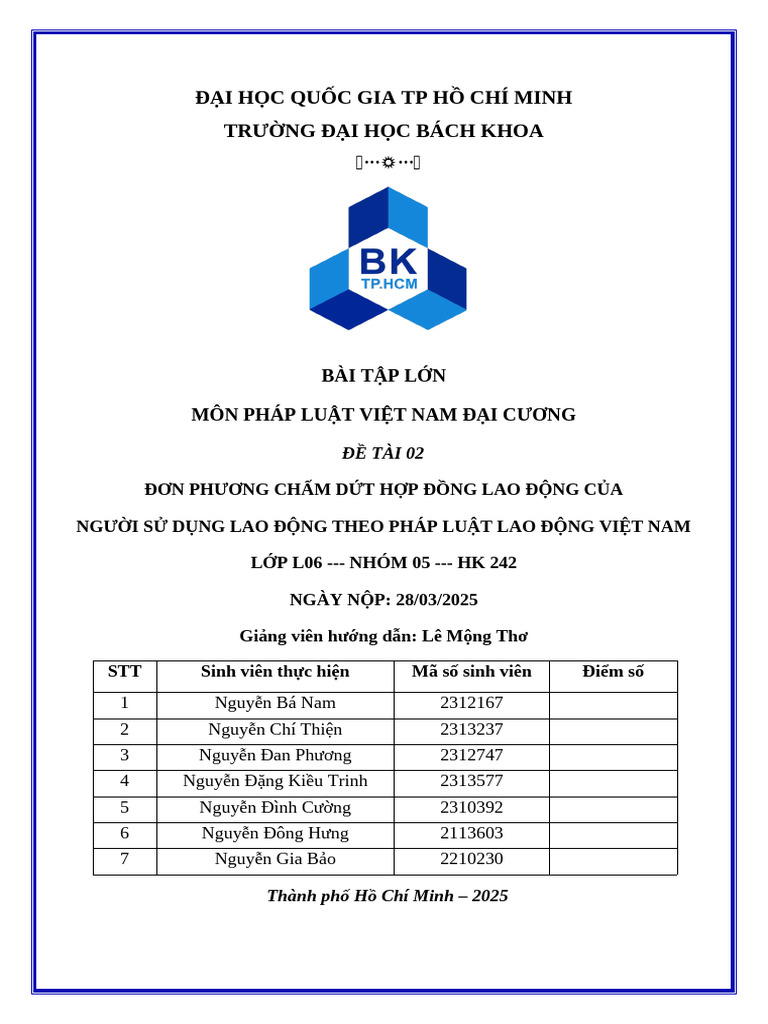 PLDC Nhom5 Final | PDF