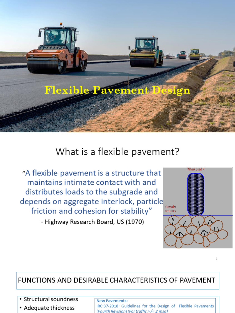 Flexible Pavement Design Guidelines | PDF | Young's Modulus | Strength ...