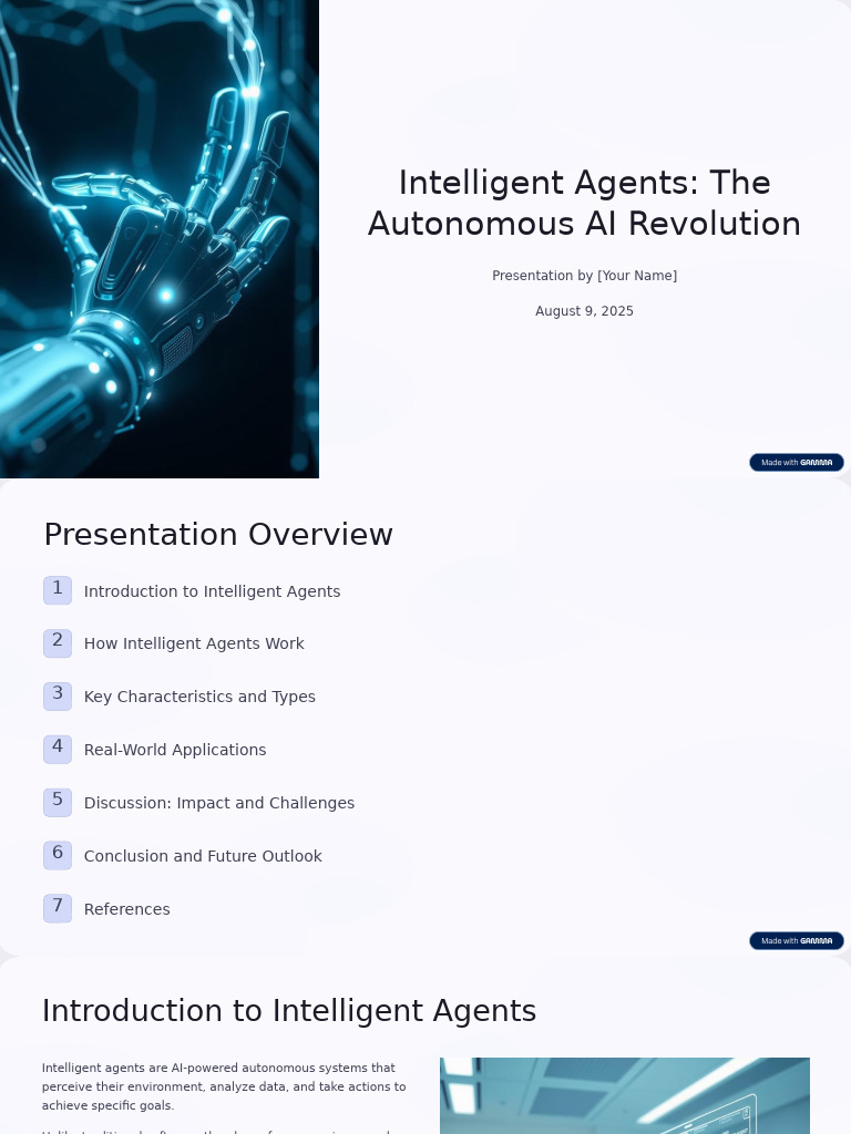Intelligent Agents The Autonomous AI Revolution | PDF | Artificial ...